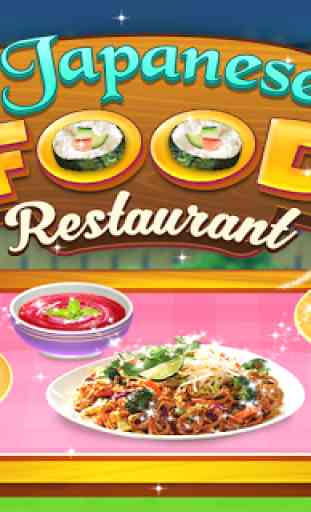 Japanese Food Restaurant - Food Cooking Game 1