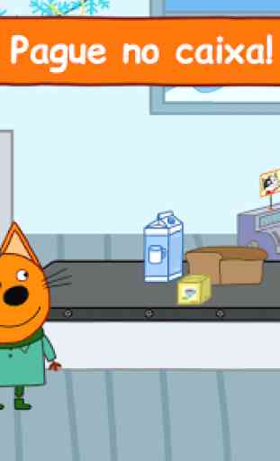 Kid-E-Cats Supermarket: Shopping Kids Games 3
