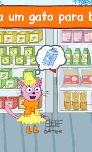 Kid-E-Cats Supermarket: Shopping Kids Games 4