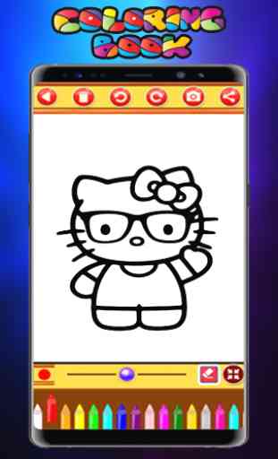 Kitty Coloring & Drawing Book - Expert Drawing 2