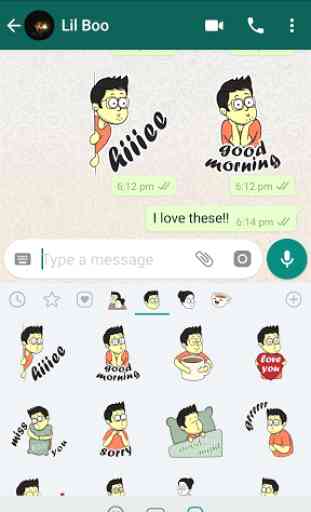 Official Lovehandle Comics Stickers for Whatsapp 2