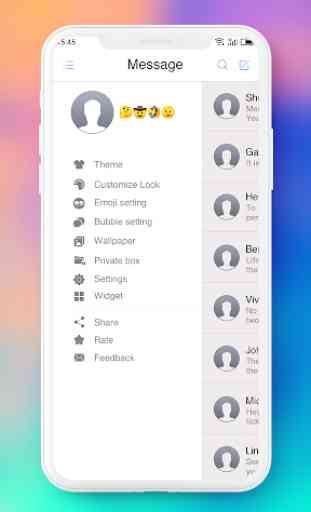 OS 12 Message theme for Sms 3
