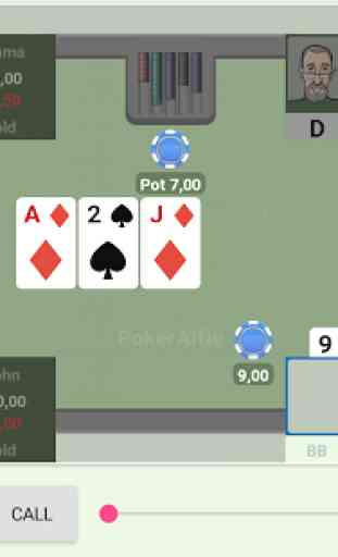 Poker offline com PokerAlfie - Texas Hold'em 3