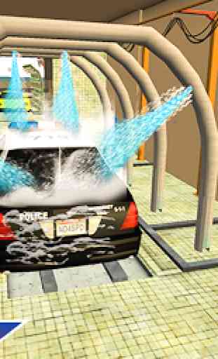 Police Car Parking - Smart Gas Guzzler Wash 2