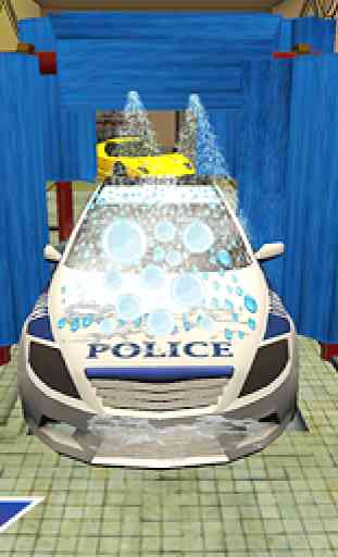 Police Car Parking - Smart Gas Guzzler Wash 4
