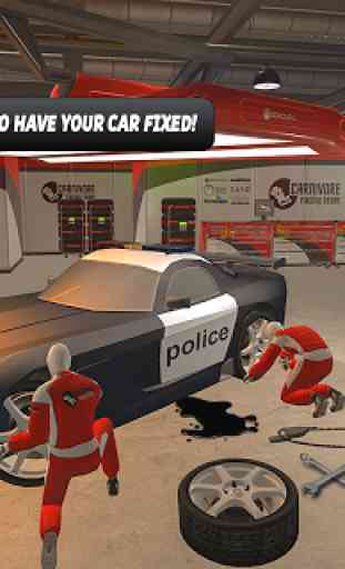 Police Car Wash Simulator & Estação Serviço 2018 2
