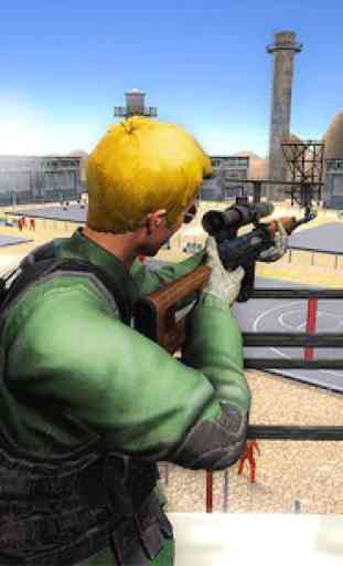 Prisão sniper policial 3D: fuga de prisioneiro 2