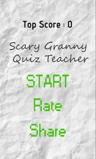 Scary Granny Quiz Teacher 1