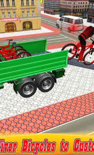 Simulador de caminhão de transporte bicicleta BMX 2