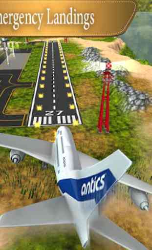 Simulador de vôo de avião: jogos de avião 2020 4