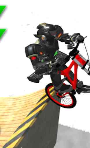 Superhero BMX bike stunts track 2