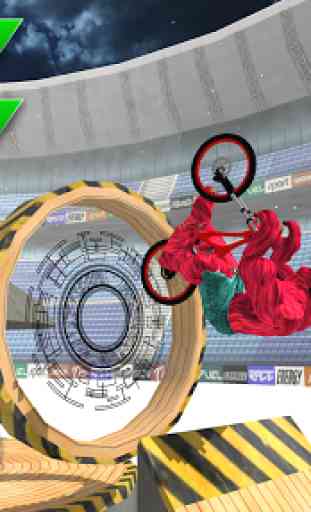 Superhero BMX bike stunts track 3