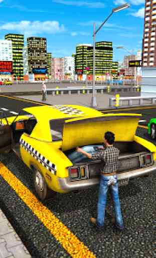 Táxi jogos 2019 - cidade Táxi simulador dirigindo 3