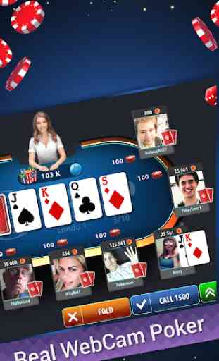 WebCam Poker Club: Holdem, Omaha on Video-tables 1