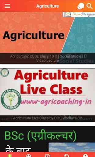 Agriculture Notes, Videos, Links, Chat 1