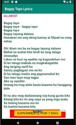 Bagay Tayo Lyrics 1