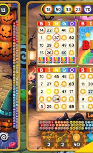 Bingo Quest:  Febre do Dia das Bruxas 2