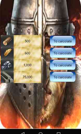 Calculator for King of Avalon 3