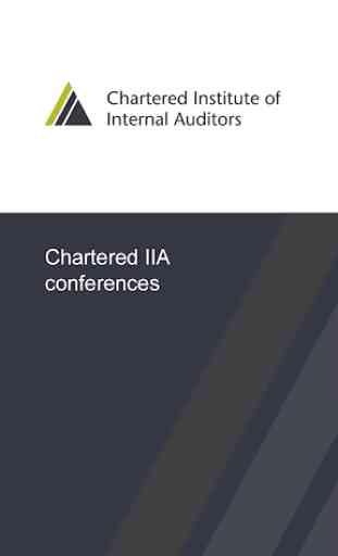 Chartered IIA conferences 1