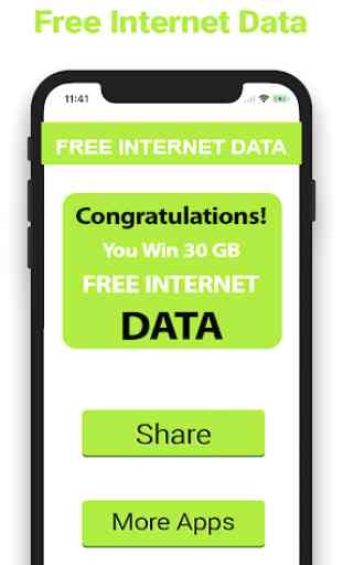 Daily Free 25 GB Data-Free unlimited 4G data Prank 4
