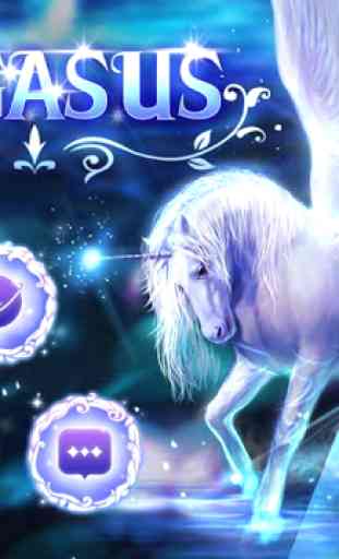 Fantástico Roxa Pegasus Tema 2