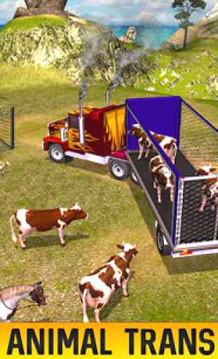 Fazenda Animal Transporte Caminhão Dirigindo Jogos 2