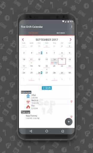 Fire & EMS shift Calendar & Widget 1