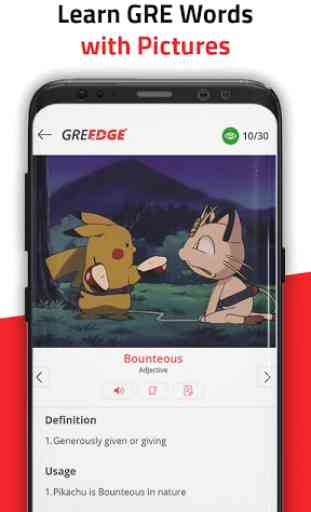 GREedge WordBot: GRE Vocabulary App with Pictures 1