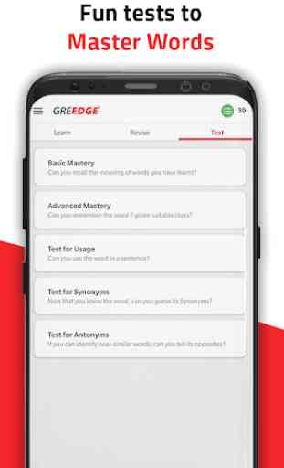 GREedge WordBot: GRE Vocabulary App with Pictures 3