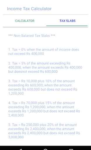 Income Tax Calculator 3