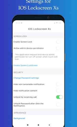 IOS Lockscreen Xs 1