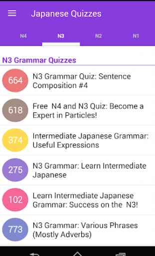 Japanese Quiz (JLPT N1-N5) 4