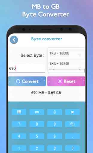 MB to GB Converter : Byte Converter 4