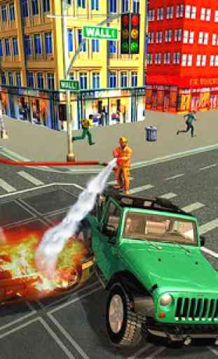 nova cidade resgate bombeiro 3D 3