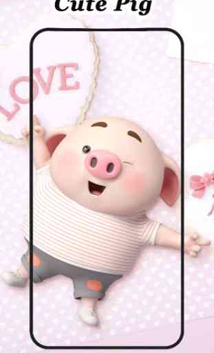 Papéis de Parede Cute Pig 2