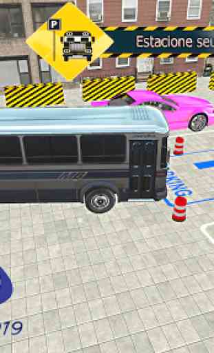 pesado ônibus parking simulador: livre jogos 3