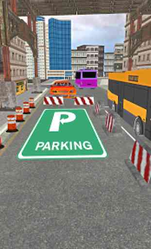 pesado ônibus parking simulador: livre jogos 4
