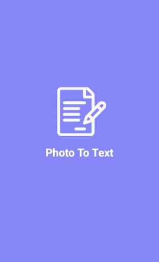 Photo To Text(Convert any Doc,Image 2 Text format) 1