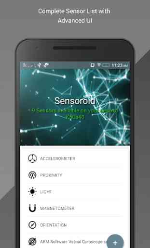 Sensoroid - Sensor info 1