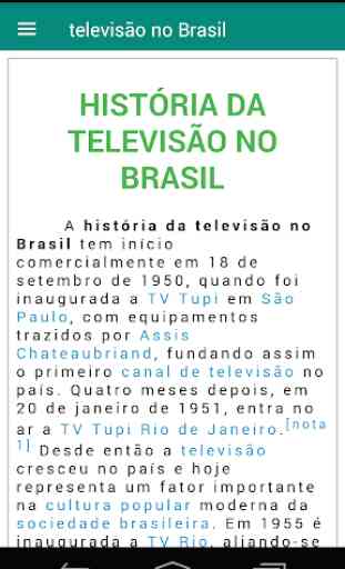 televisão no brasil 2