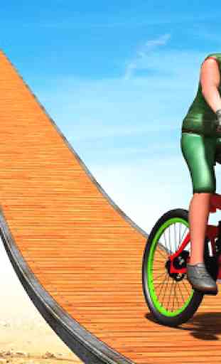 BMX Impossível Mega Rampa Bicicleta Acrobacias 4