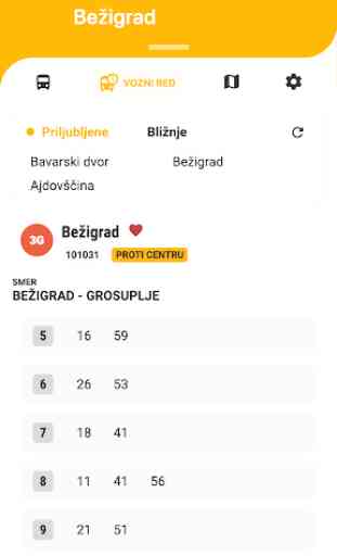 Busko.si - prihodi avtobusov in vozni redi LPP 3