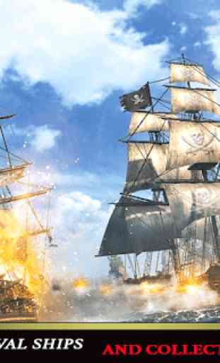 Caribbean War Ship - real piratas batalha Luta 18 1