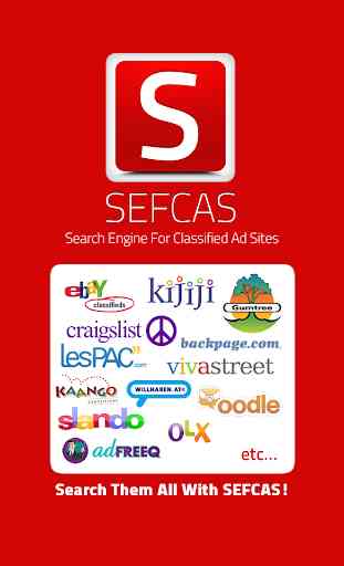 Classifieds Ads Search - SEFCAS 1