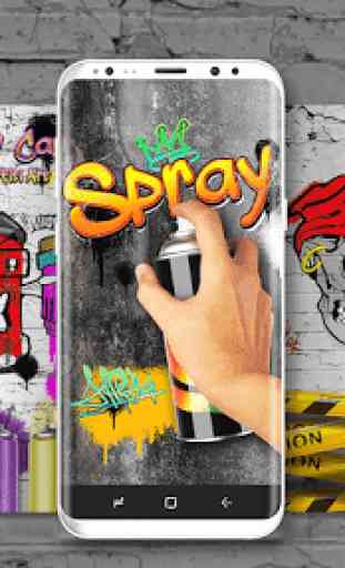Graffiti de Parede - Arte em Spray App 1