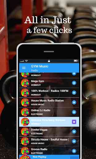GYM Radio - workout music free - online 3