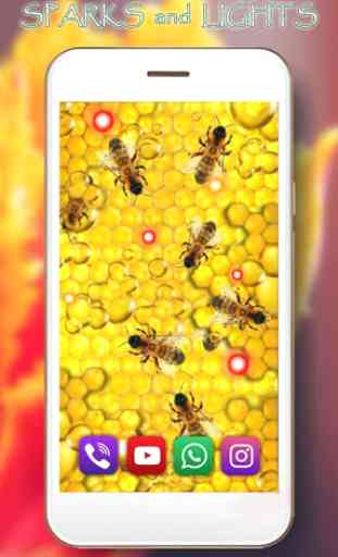 Honey and Bee live wallpaper 3