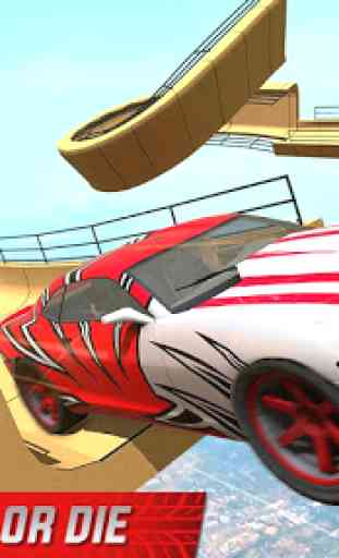 Impossible Mega Ramp Sports Car Stunt Drive 2