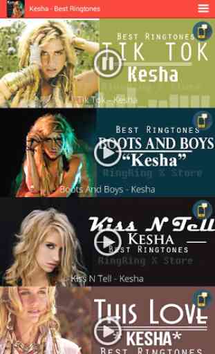 Kesha - Best Ringtones 1