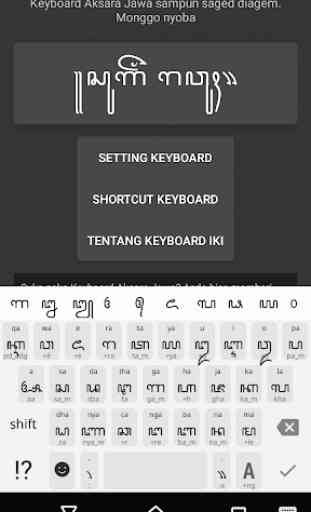 Keyboard Aksara Jawa 1